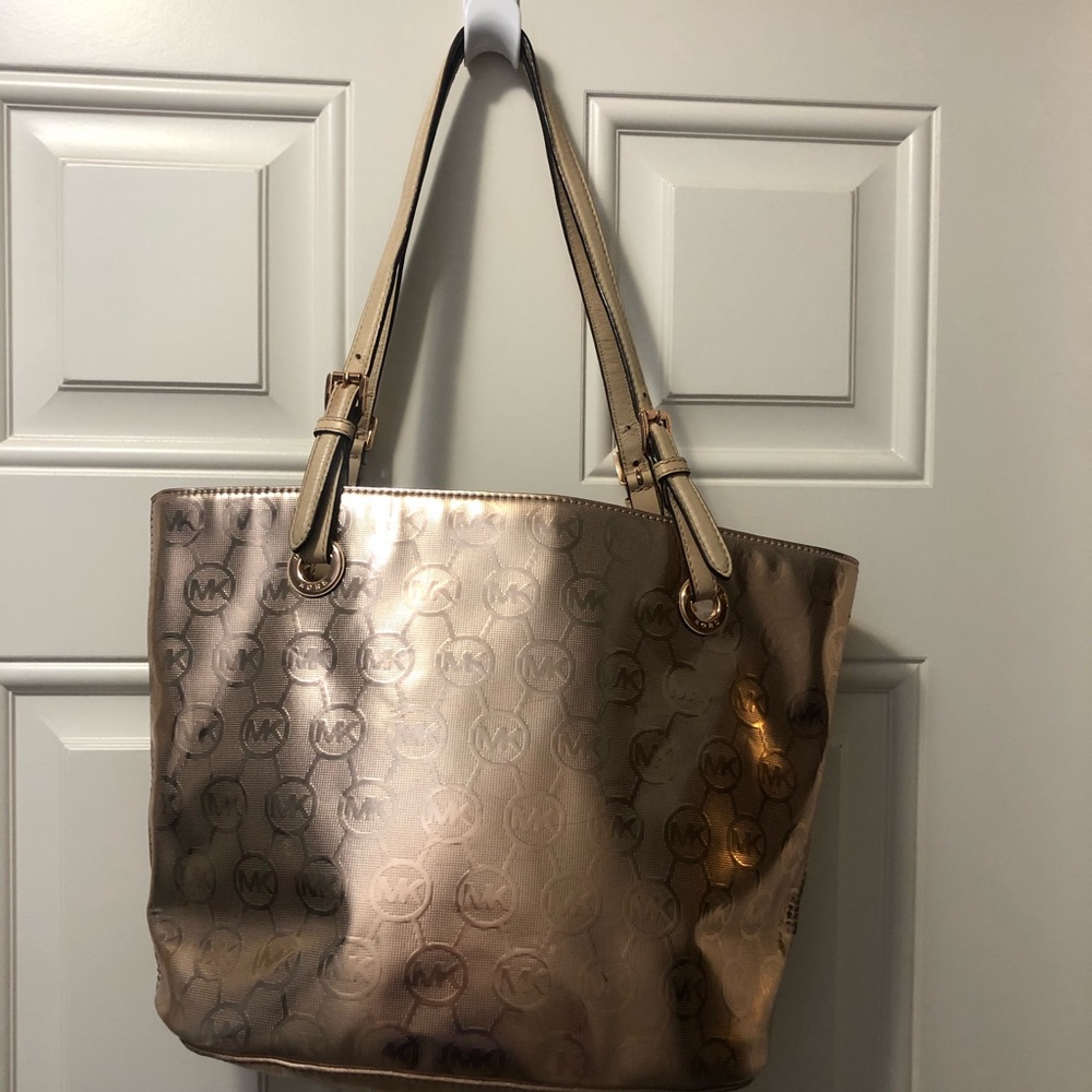 Rose Gold Authentic Michael Kors Tote